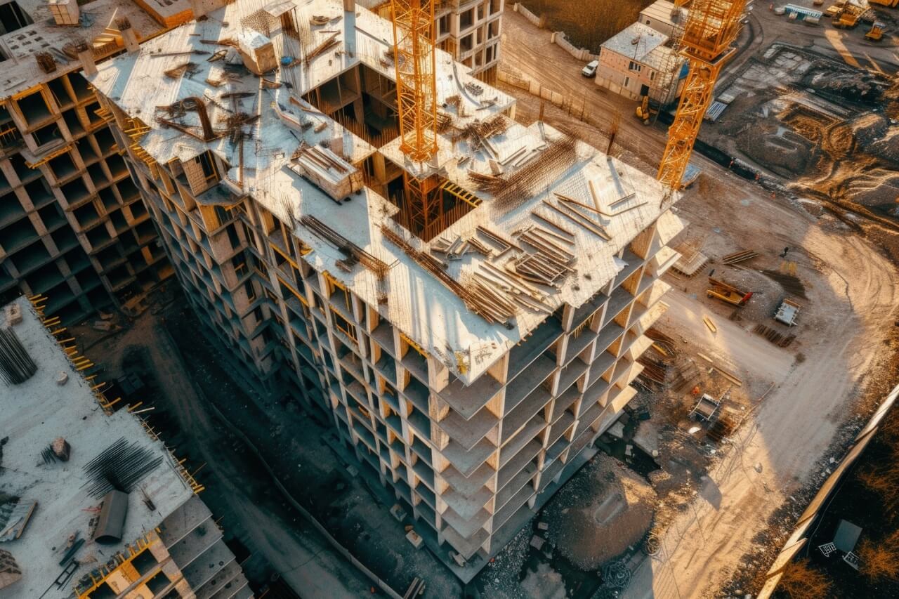 Недостроенный многоквартирный дом