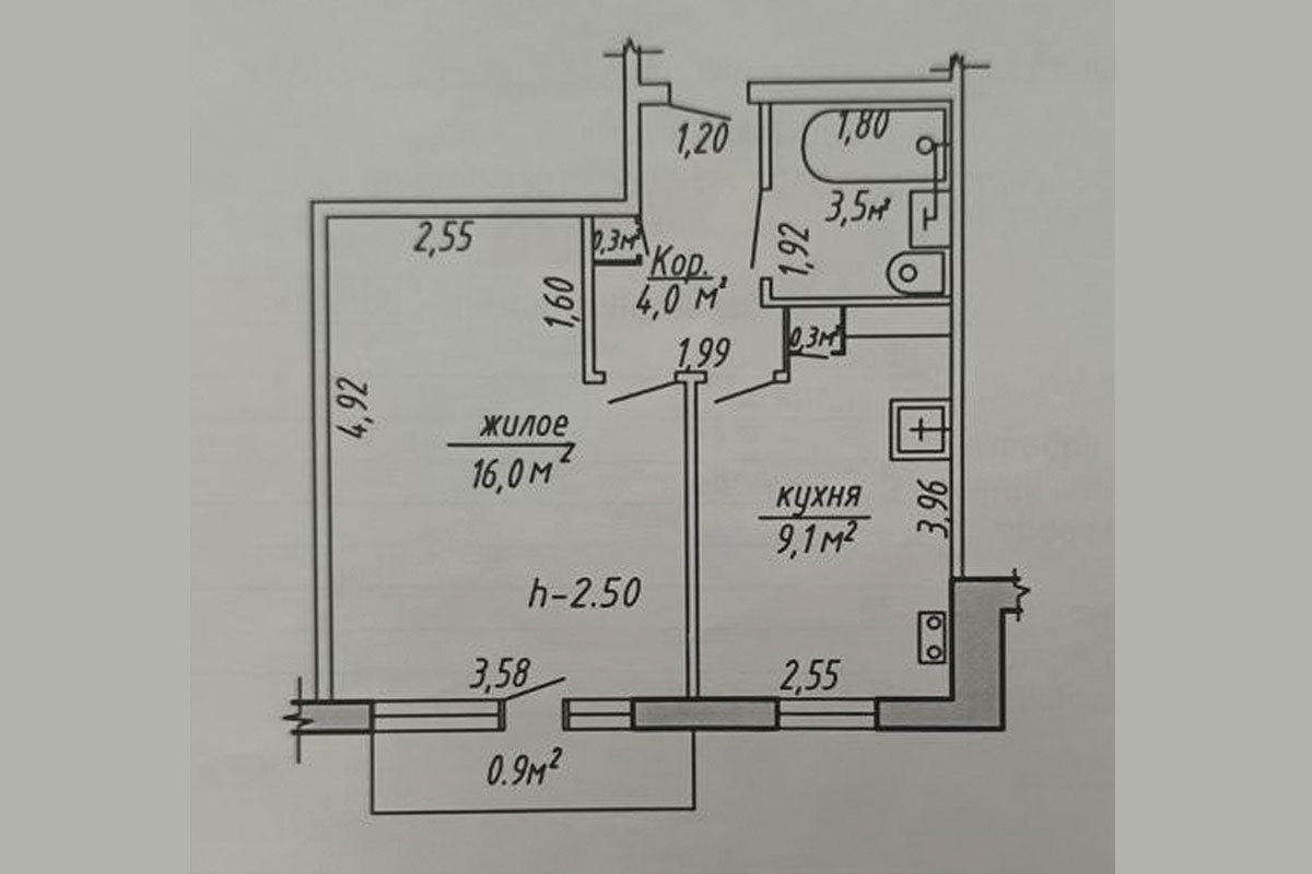план квартиры в Фариново